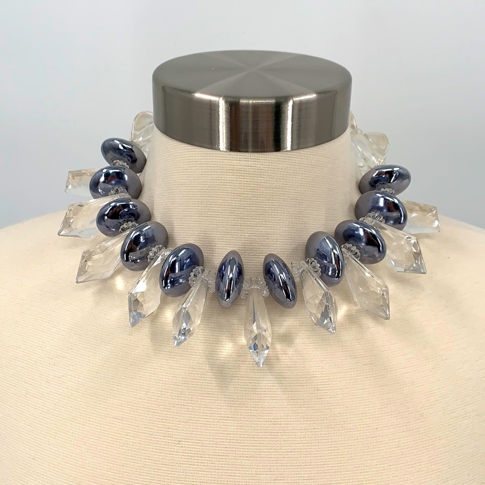 VTG 1980’s - Crystal Spike Necklace